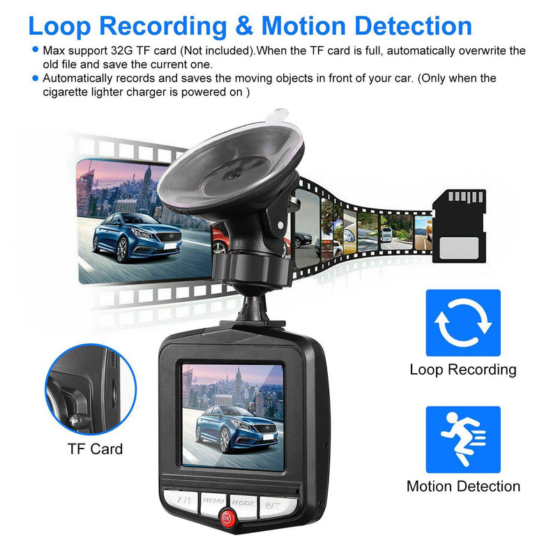 FHD 1080P Car DVD Dash Cam Vehicle Video Recorder Automotive - DailySale