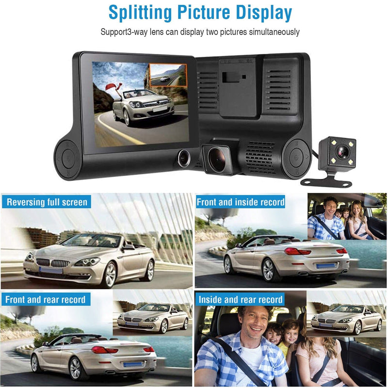 FHD 1080P Touchscreen Car DVR Dash Camera Automotive - DailySale