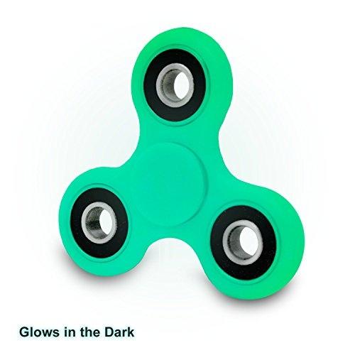 Fidget Spinner Stress and Anxiety Reliever Toy - Glows in the Dark Toys & Hobbies Green - DailySale