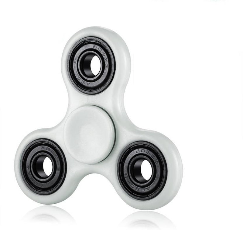 Fidget Spinner Stress and Anxiety Reliever Toy - Glows in the Dark Toys & Hobbies White - DailySale