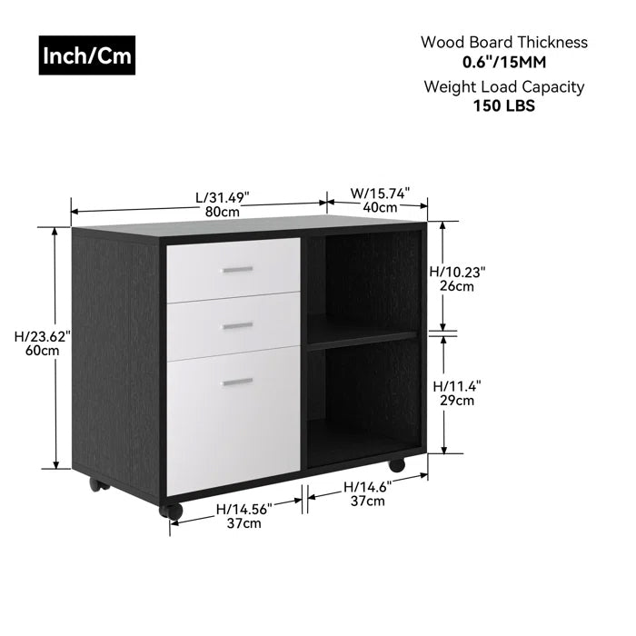 File Cabinet for Home Office Furniture & Decor - DailySale