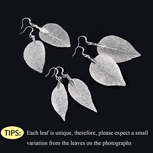 Filigree Long Leaf Dangle Earrings Earrings - DailySale