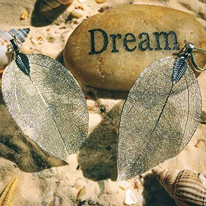 Filigree Long Leaf Dangle Earrings Earrings - DailySale