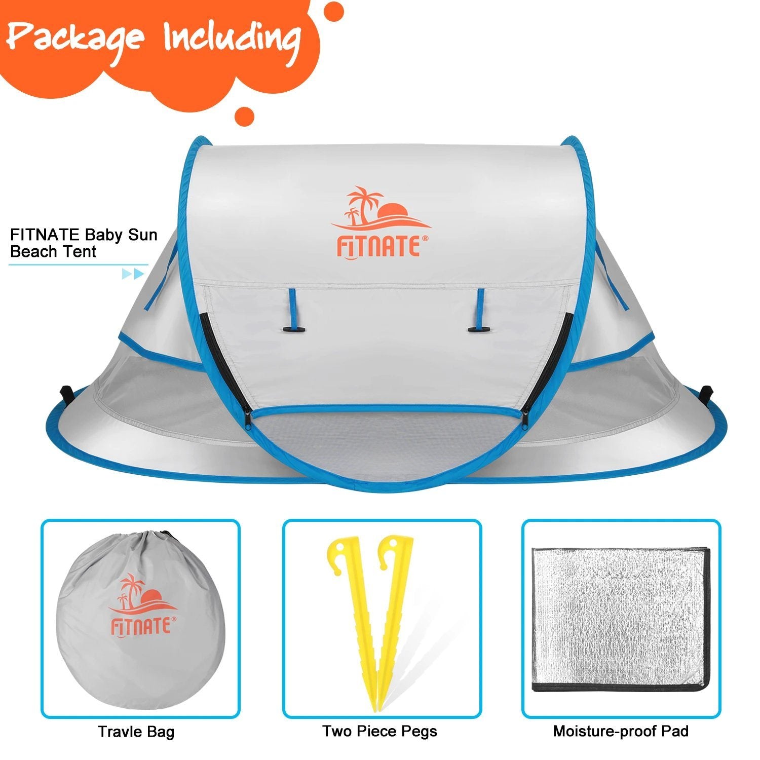 FINATE Baby Tent for Beach UPF 50+ and UV Protection Baby - DailySale