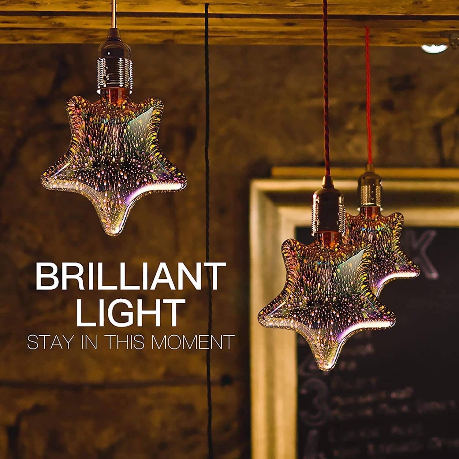 Firework Light Bulbs,Decorative 3D LED Bulb Indoor Lighting - DailySale