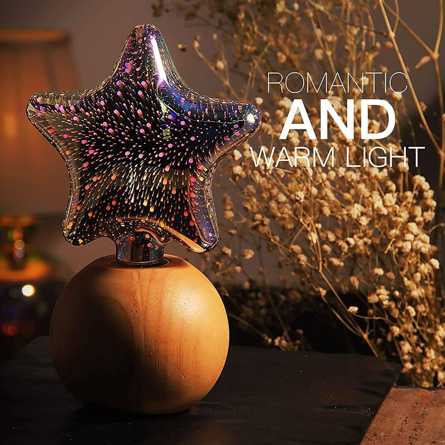 Firework Light Bulbs,Decorative 3D LED Bulb Indoor Lighting - DailySale