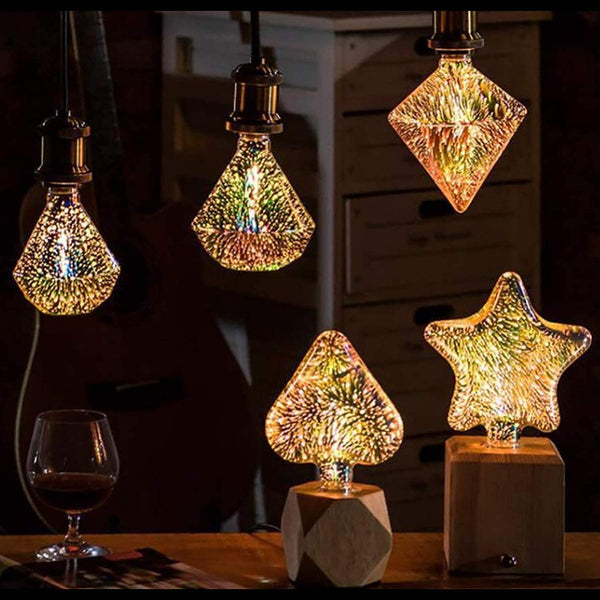 Firework Light Bulbs,Decorative 3D LED Bulb Indoor Lighting - DailySale