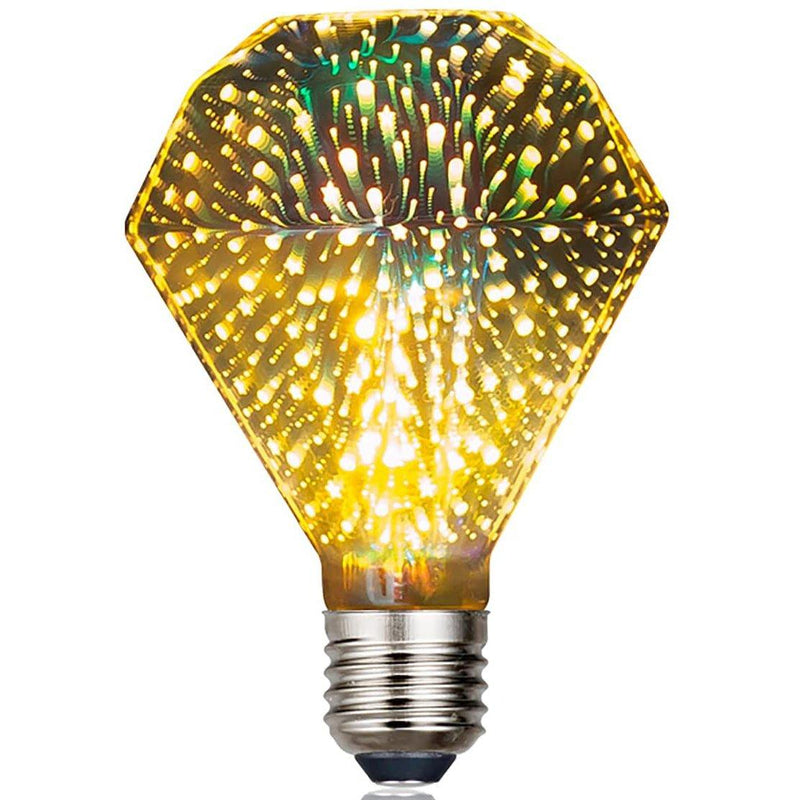Firework Light Bulbs,Decorative 3D LED Bulb Indoor Lighting Diamond - DailySale