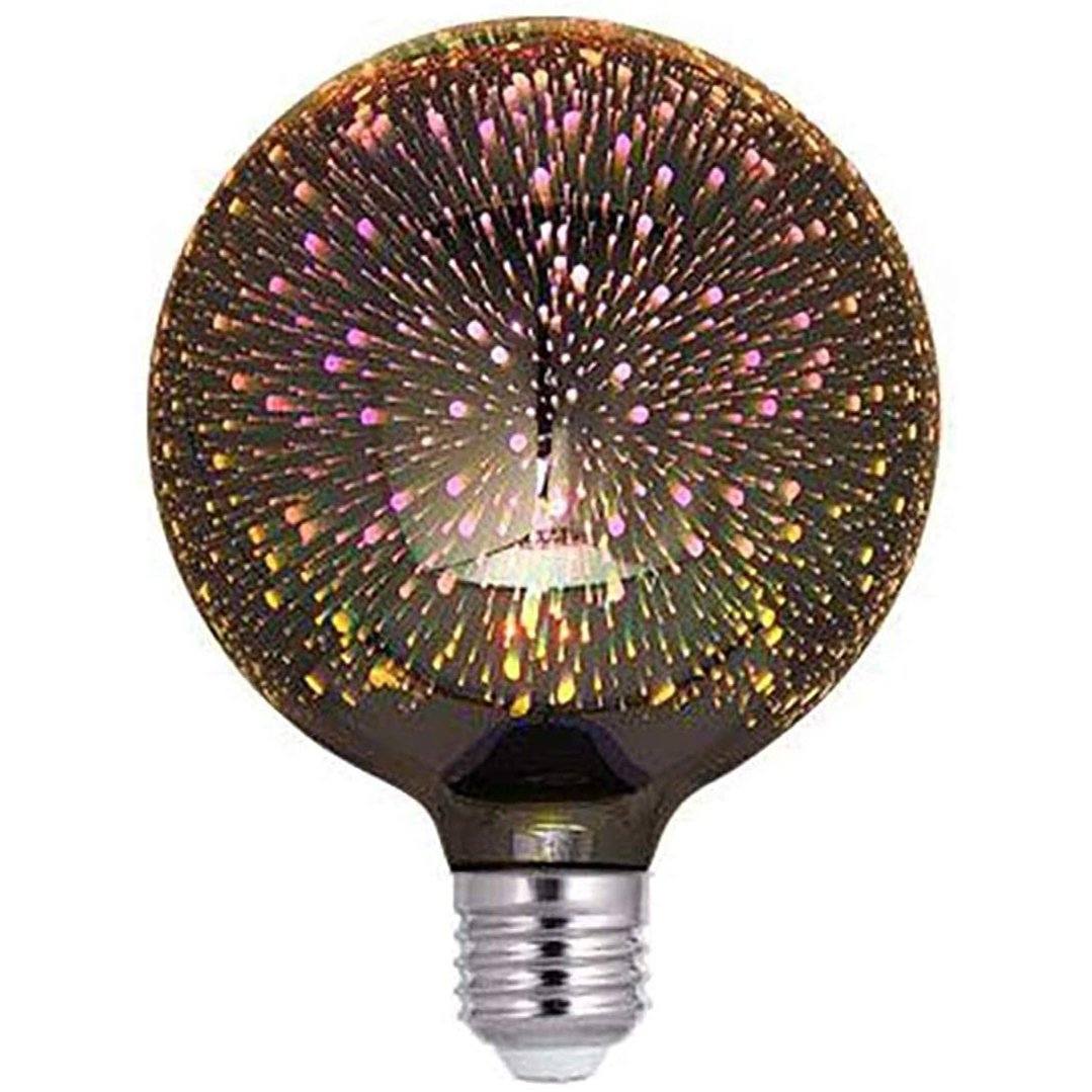 Firework Light Bulbs,Decorative 3D LED Bulb Indoor Lighting Round - DailySale