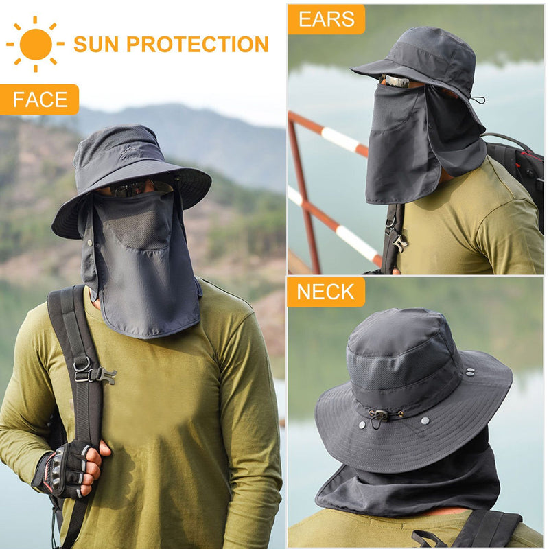 Fishing Bucket Hat Breathable Wide Brim Sports & Outdoors - DailySale
