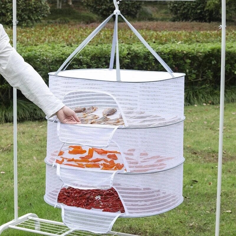 Fishing Net Hanging Dryer Bag Mesh Clothes Drying Basket Rack Kitchen Storage - DailySale