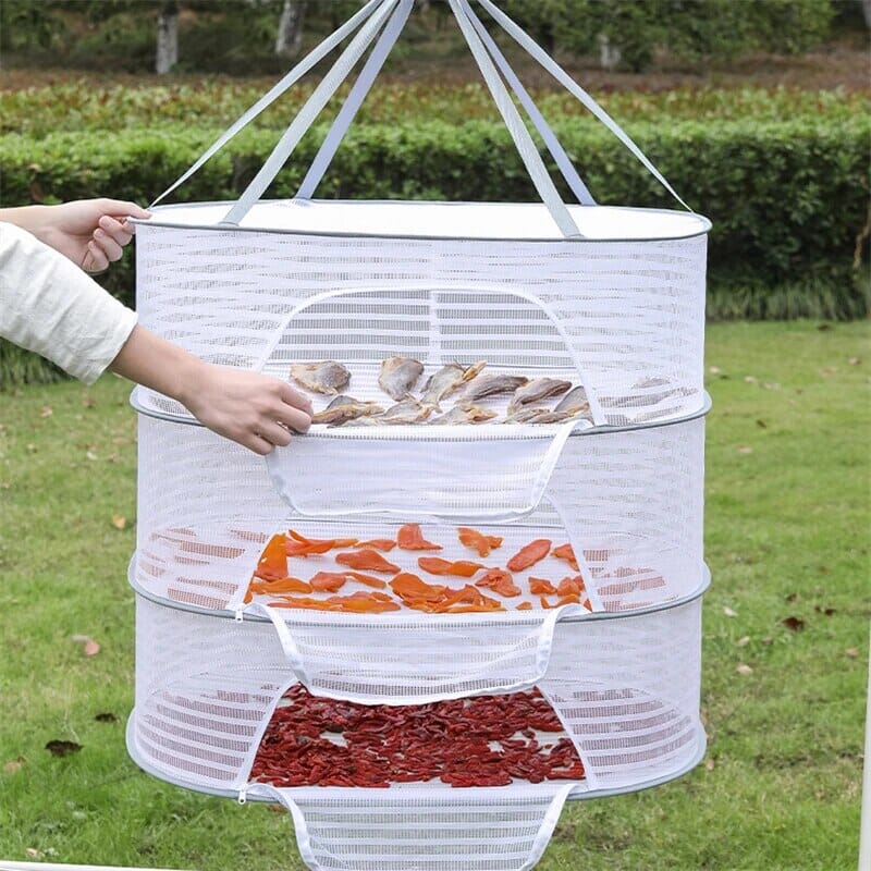 Fishing Net Hanging Dryer Bag Mesh Clothes Drying Basket Rack Kitchen Storage - DailySale