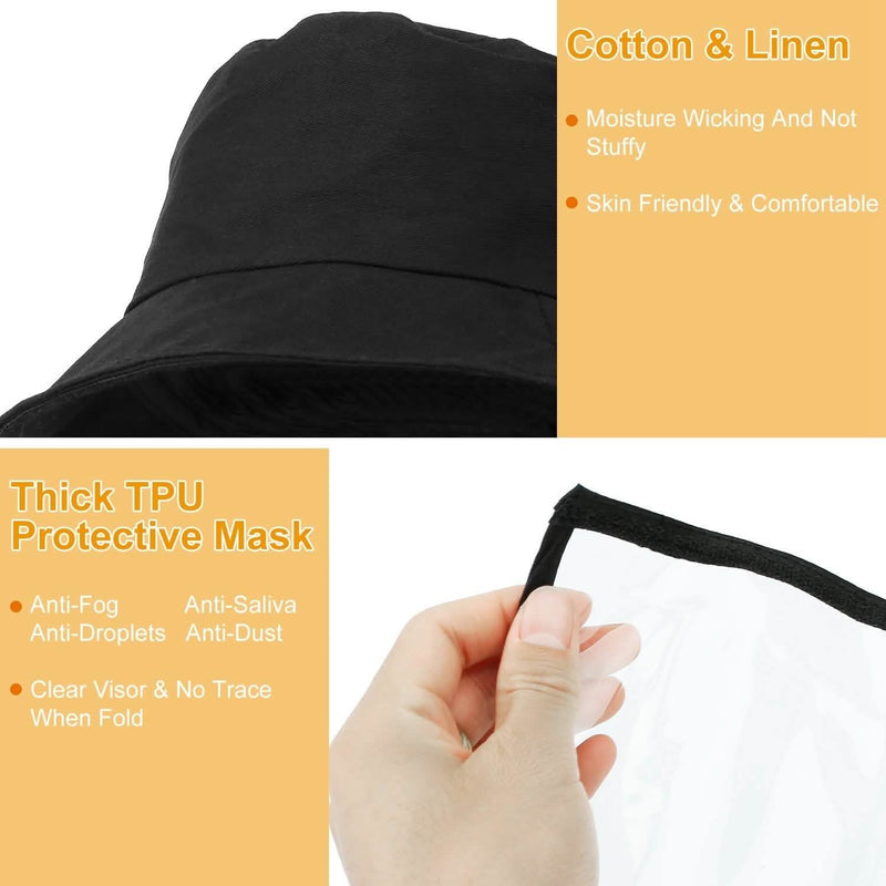 Fishman Hat Protective Face Shield Face Masks & PPE - DailySale