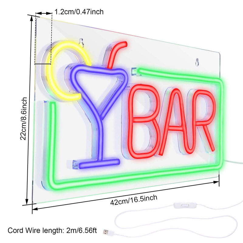 FITNATE 3D Art USB Powered LED Open Display Board Decorate Furniture & Decor - DailySale