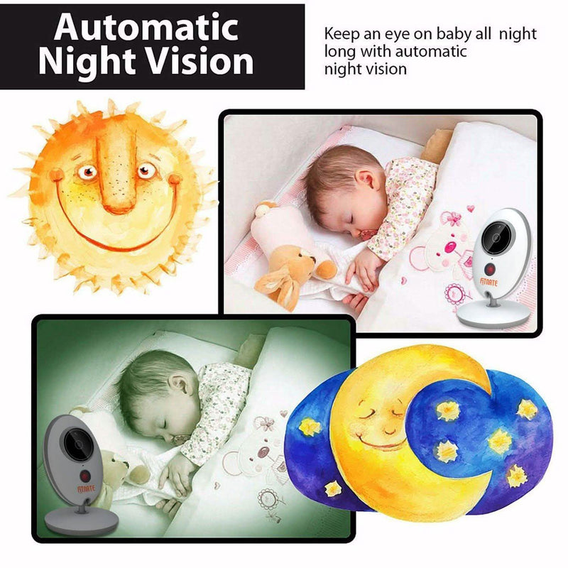 Fitnate Wireless Video Baby Monitor Baby - DailySale