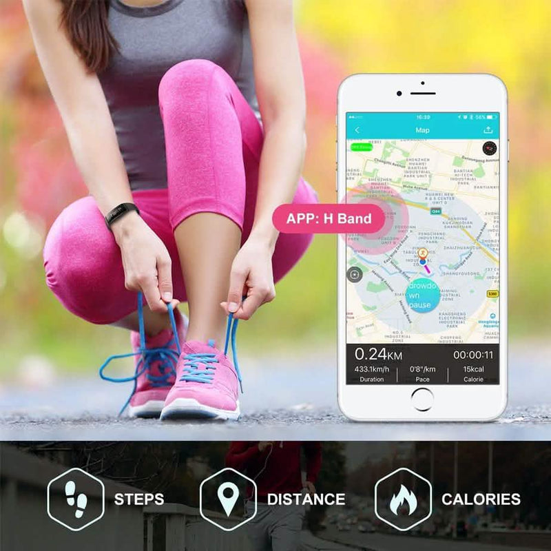Fitness Tracker Touch Screen Smart Bracelet Smart Watches - DailySale