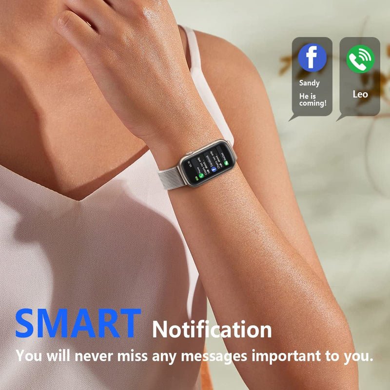 Fitness Tracker with Heart Rate Monitor, Blood Pressure Watch for Women Smart Watches - DailySale