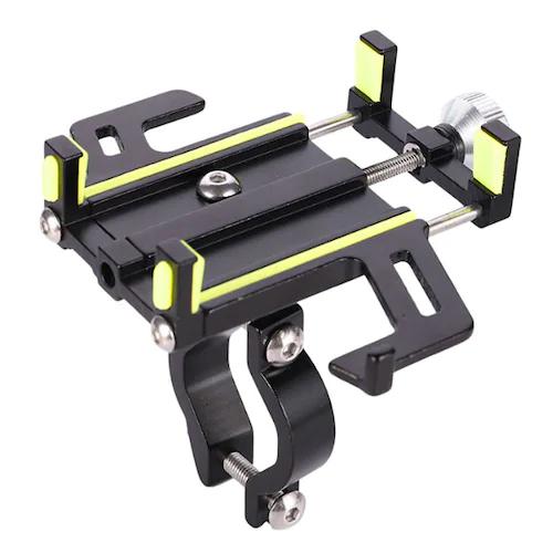 Five-Jaw Mobile Phone Holder Motorcycle Navigation Support Smartphone Bracket Mobile Accessories Yellow - DailySale