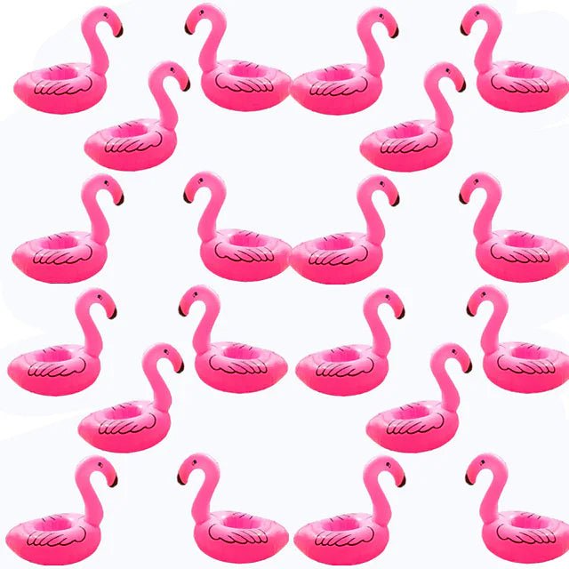 Flamingo Party Floating Sparkling Drink Cup Sports & Outdoors 20-Piece - DailySale