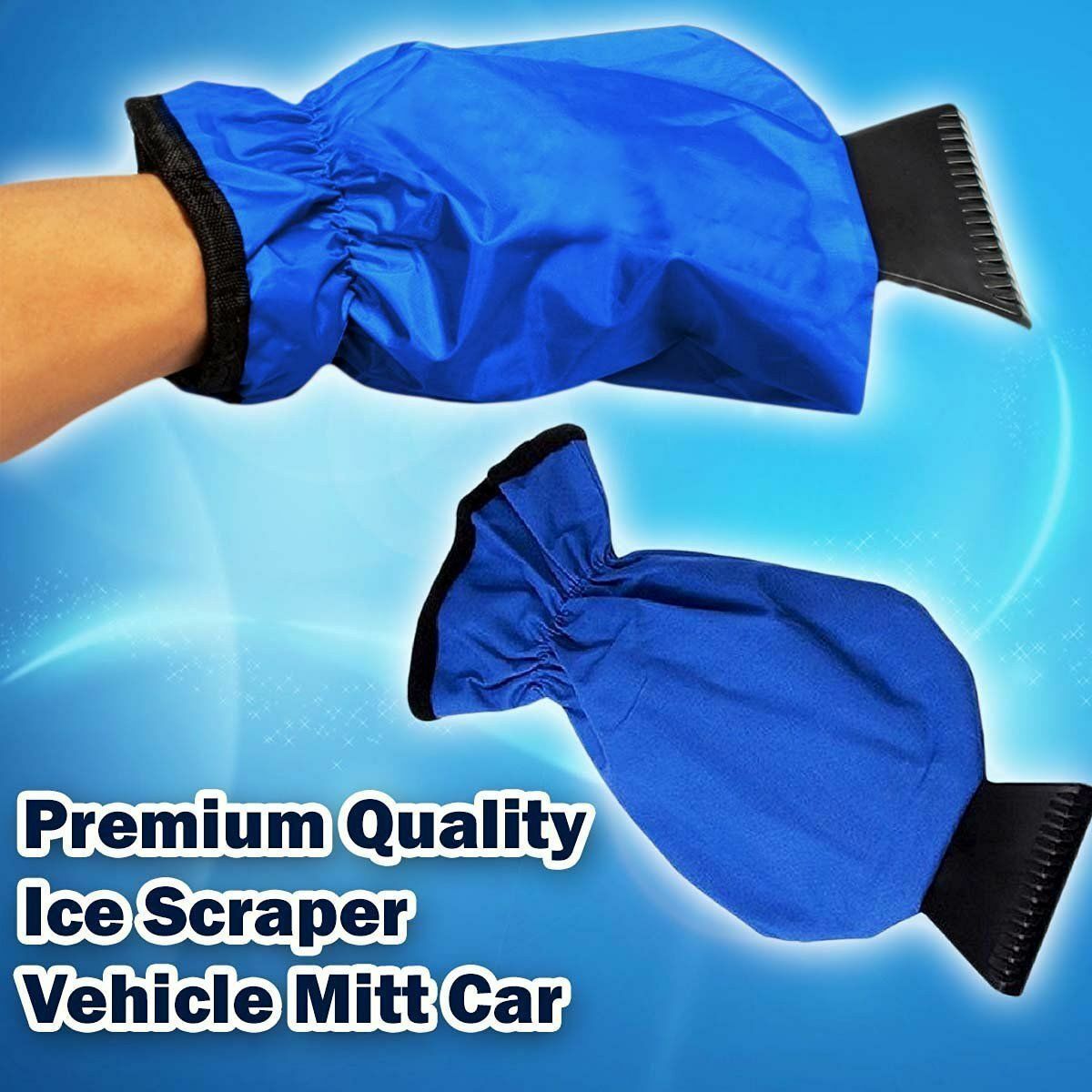 Fleece Lined Ice Scraper Mitt Automotive - DailySale