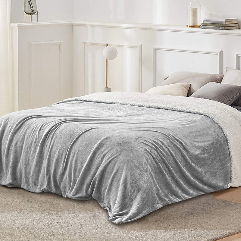 Fleece Throw Blanket Flannel Bed Cover