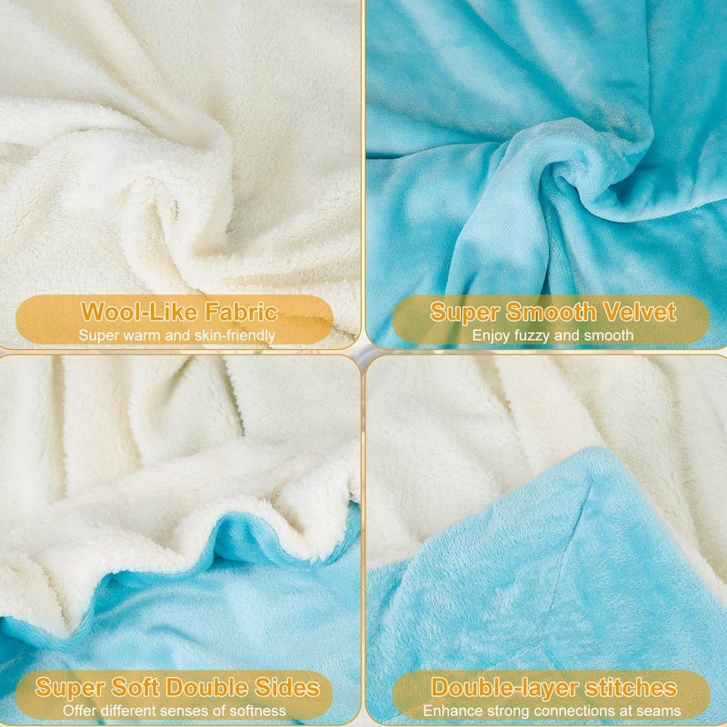 Fleece Throw Blanket Flannel Bed Cover Bedding - DailySale
