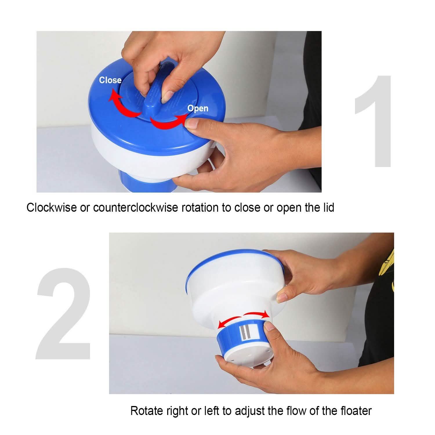 Floating Pool Chlorine Dispenser Sports & Outdoors - DailySale