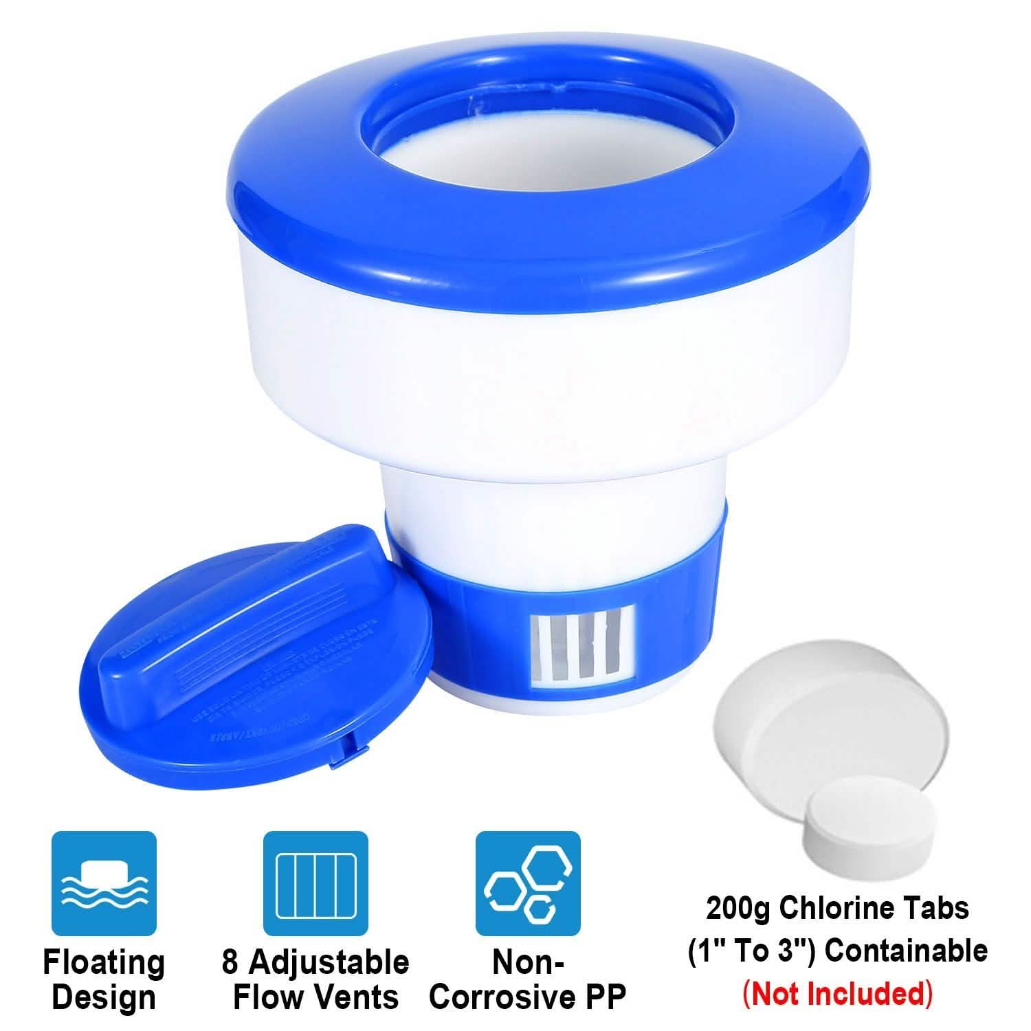 Floating Pool Chlorine Dispenser Sports & Outdoors - DailySale