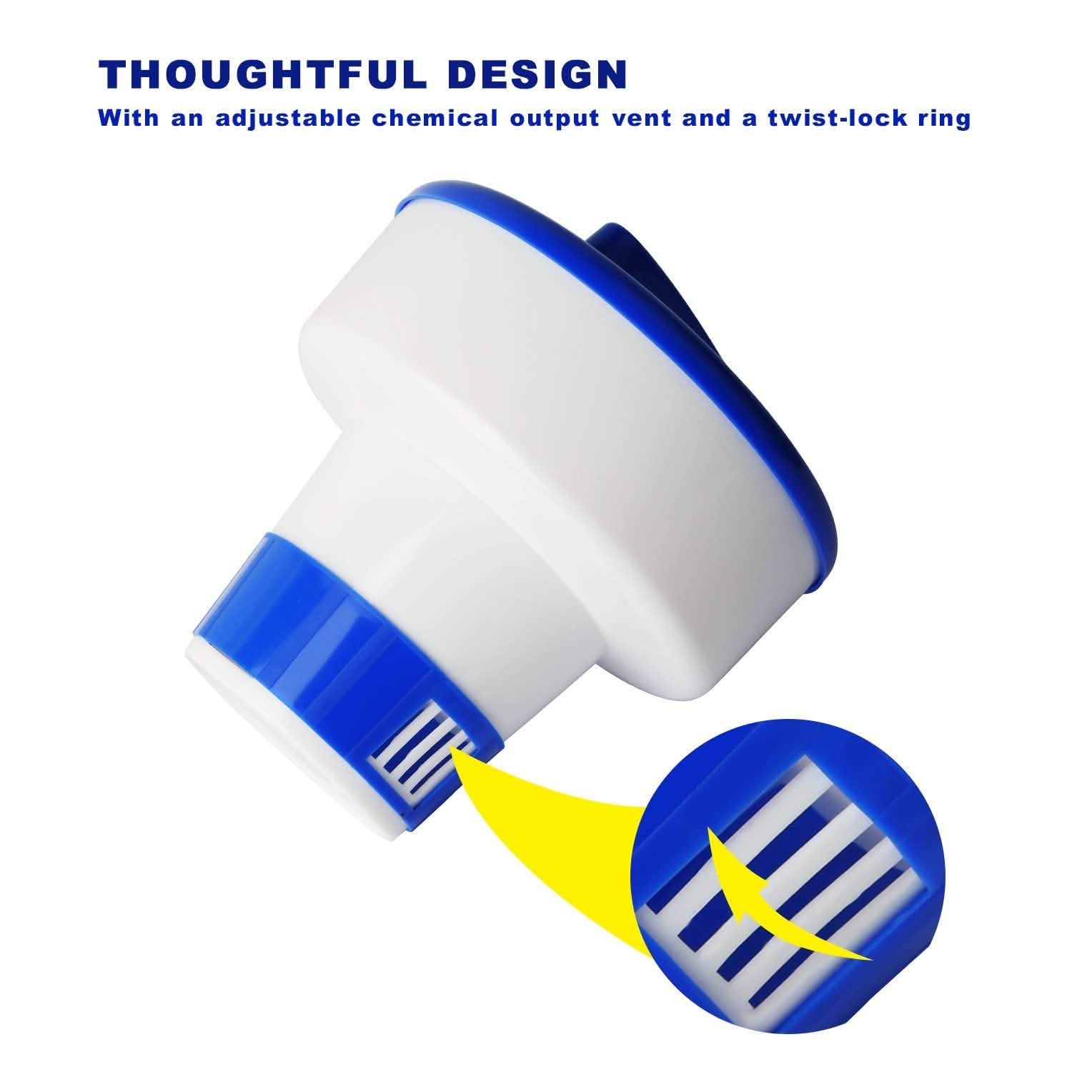 Floating Pool Chlorine Dispenser Sports & Outdoors - DailySale