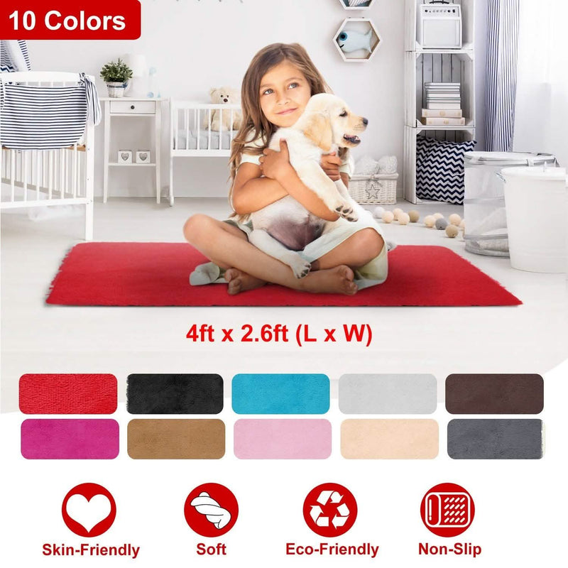 Fluffy Bedroom Anti-Skid Rug Furniture & Decor - DailySale