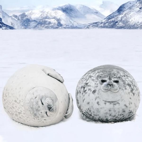 Fluffy Plush Seal Pillow Home Essentials - DailySale