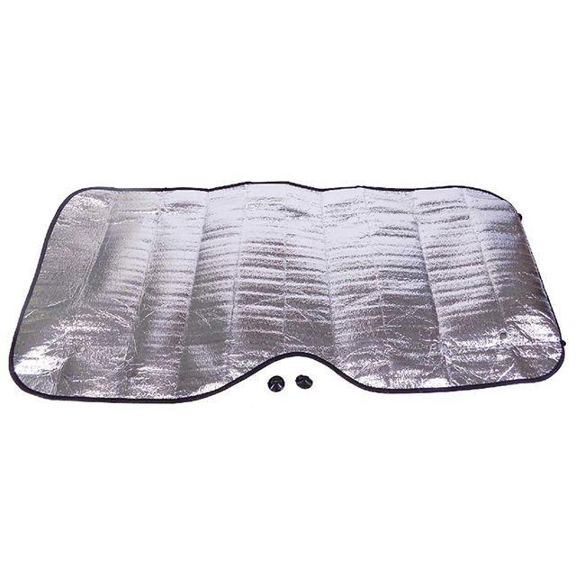 Fold-Up Reflective Windshield Sun Shade with Suction Cups Auto Accessories - DailySale