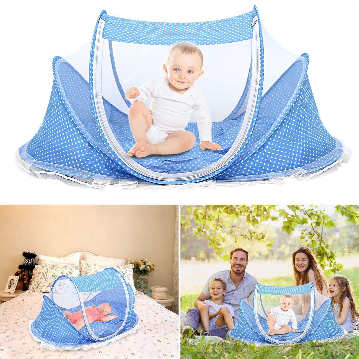 Foldable Baby Travel Bed Baby - DailySale