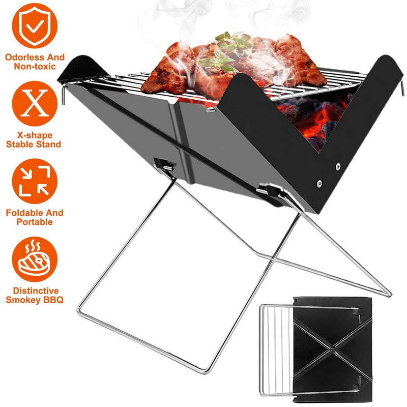 Foldable BBQ Grill Sports & Outdoors - DailySale