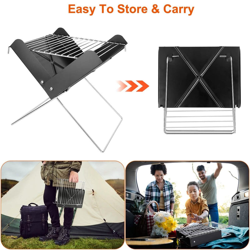 Foldable BBQ Grill Sports & Outdoors - DailySale
