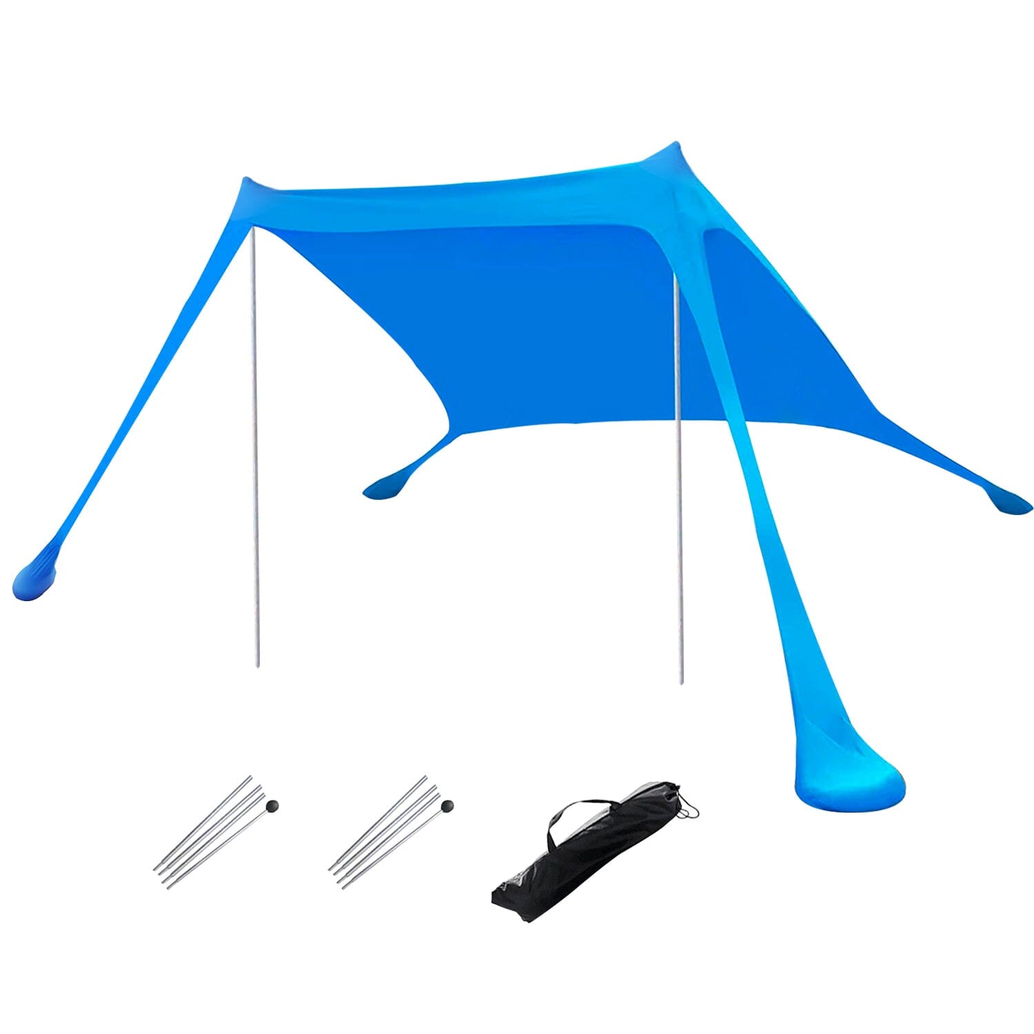 Foldable Beach Canopy Tent Collapsible Shade Sports & Outdoors - DailySale