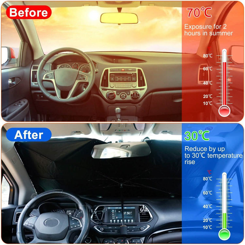 Foldable Car Sunshield Umbrella Automotive - DailySale