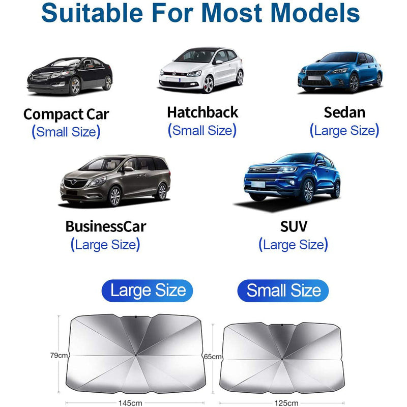 Foldable Car Windshield Sunshade Automotive - DailySale