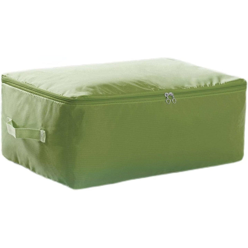 Foldable Clothes Quilt Storage Bag Portable Luggage Closet & Storage Green M - DailySale