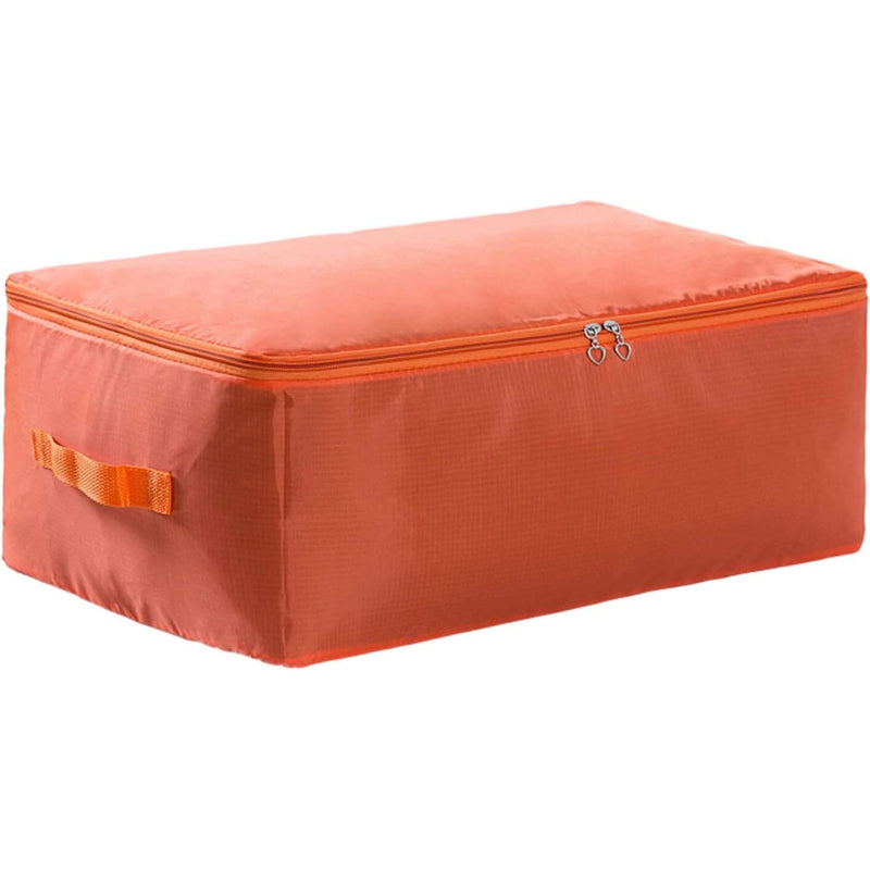 Foldable Clothes Quilt Storage Bag Portable Luggage Closet & Storage Orange M - DailySale