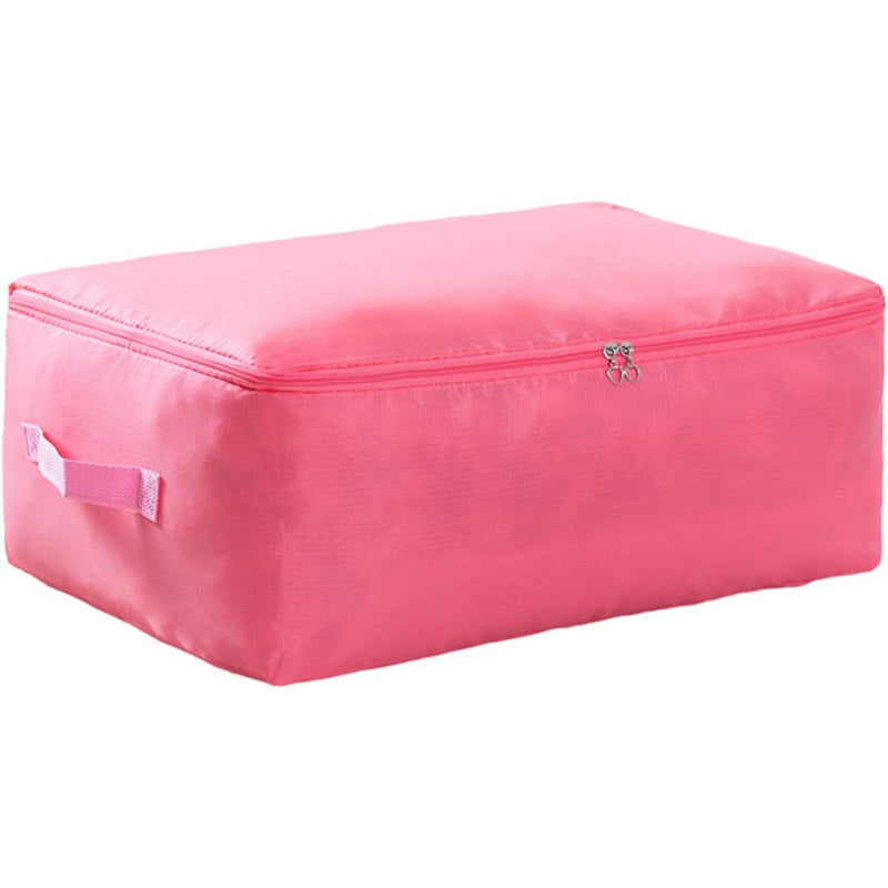 Foldable Clothes Quilt Storage Bag Portable Luggage Closet & Storage Pink M - DailySale