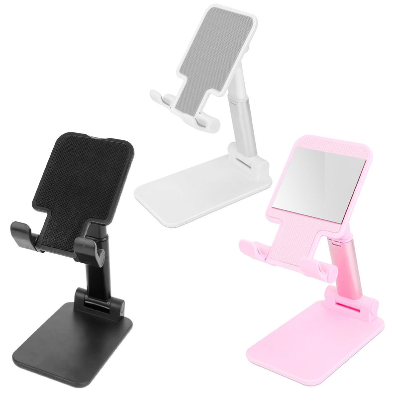 Foldable Desktop Phone Stand Angle Height Adjustable Holder Mobile Accessories - DailySale