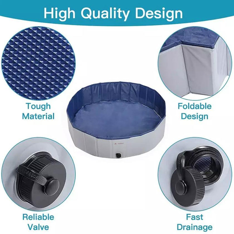 Foldable Dog Swimming Pool Pet Supplies - DailySale