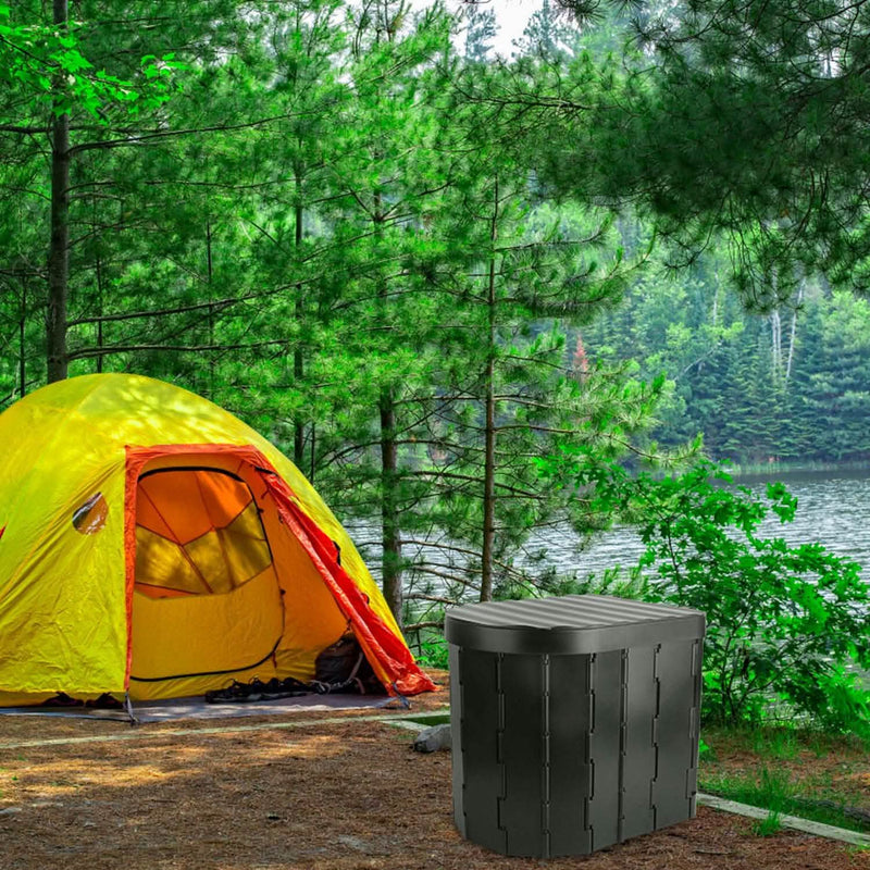 Foldable Emergency Toilet Portable Porta Potty Sports & Outdoors - DailySale