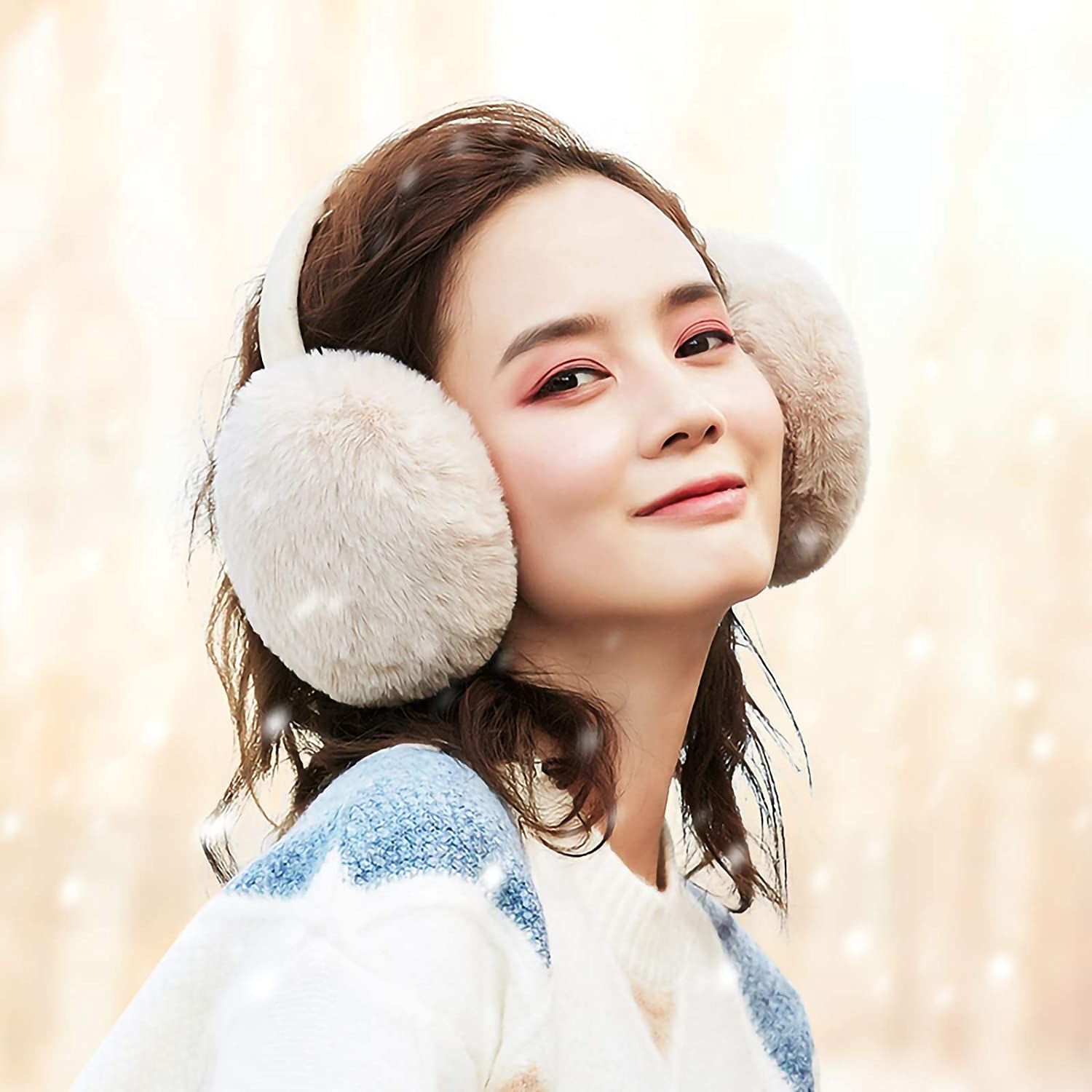 Foldable Faux Fur Warm Earmuffs Women's Shoes & Accessories - DailySale