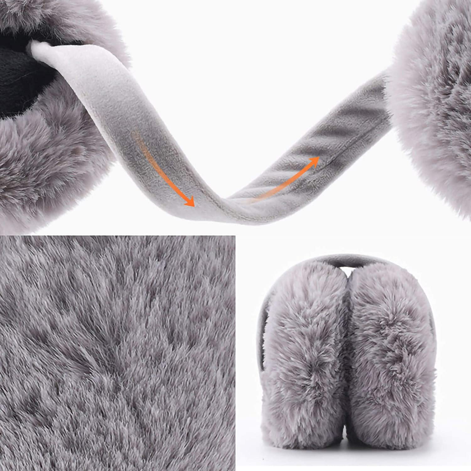 Foldable Faux Fur Warm Earmuffs Women's Shoes & Accessories - DailySale