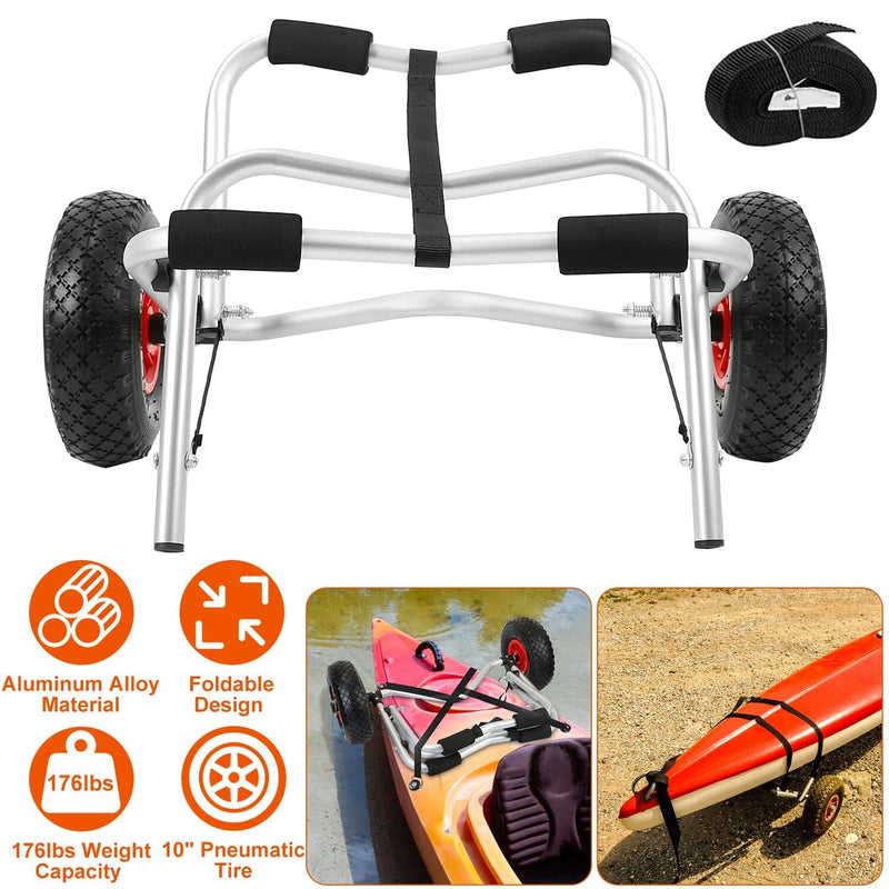 Foldable Kayak Canoe Boat Carrier Sports & Outdoors - DailySale