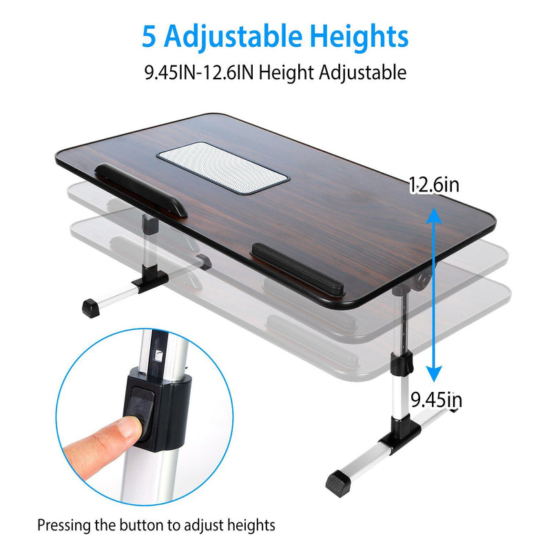 Foldable Laptop Stand Desk Height Computer Accessories - DailySale