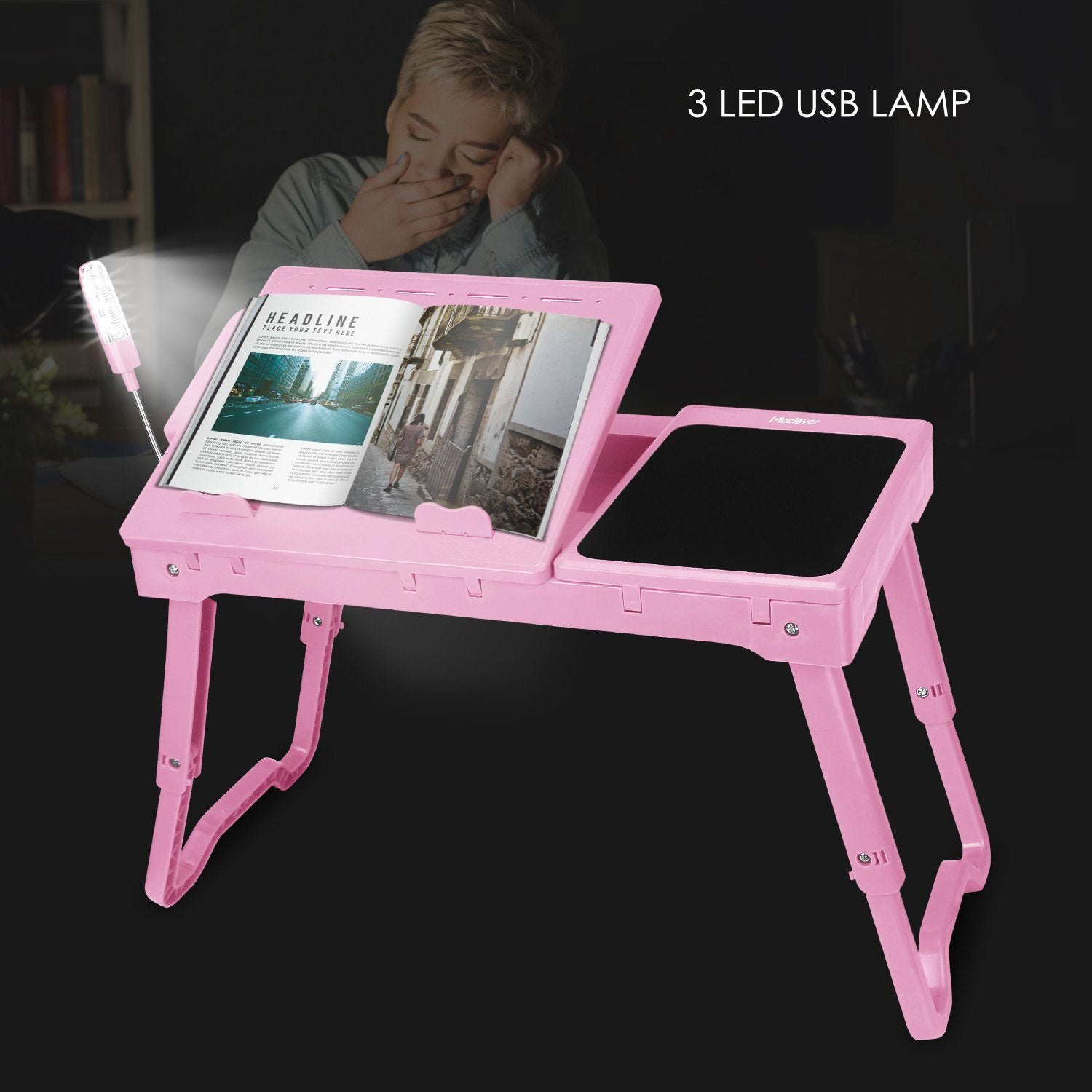 Foldable Laptop Table Bed Notebook Desk Computer Accessories - DailySale