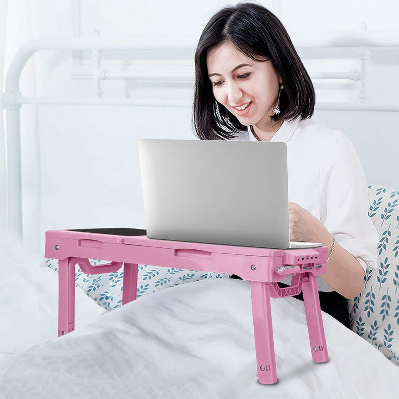 Foldable Laptop Table Bed Notebook Desk